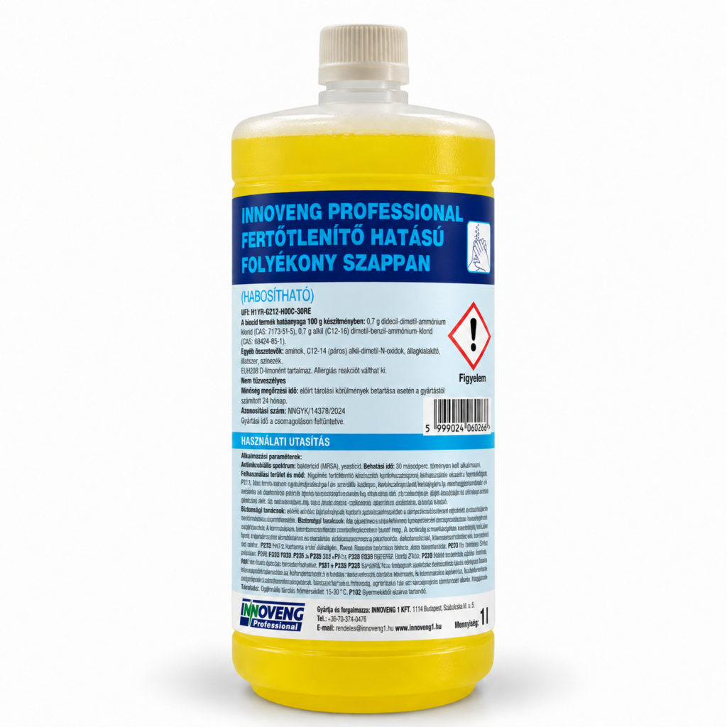Innoveng Professional Fertőtlenítő folyékony szappan 1 liter