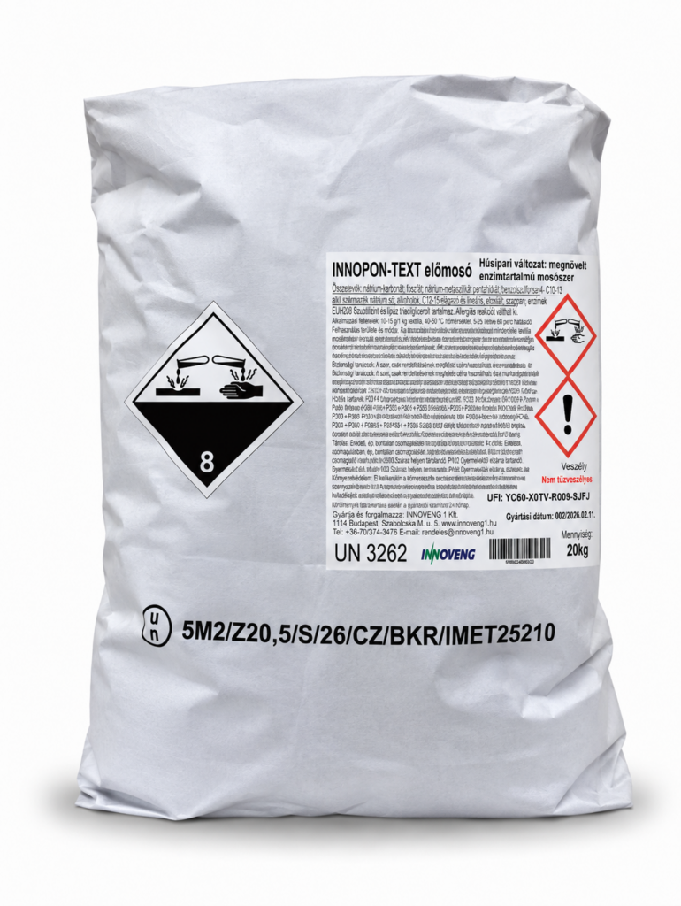 Innopon Text Előmosó Húsipari 20 kg
