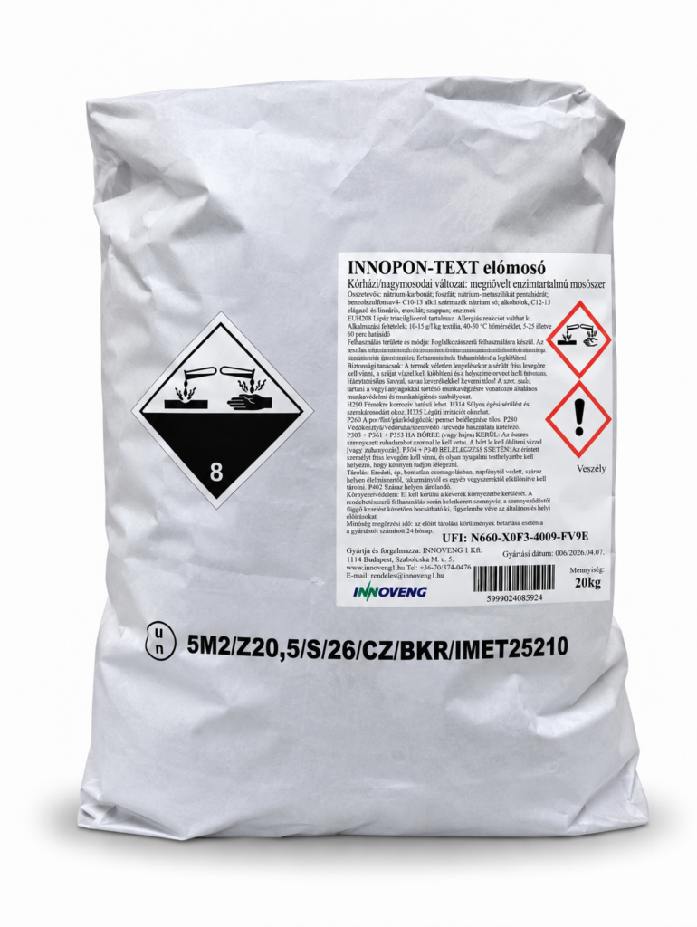 Innopon Text Előmosó Kórházi 20 kg